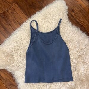 Brandy Melville dark blue tank top one size size small